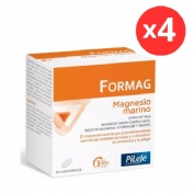PACK 4 UNID Formag Magnesio Marino 90 Comprimidos Pileje