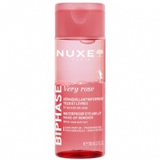 Nuxe very rose desmaquillante waterproof ojos y labios - bifásico 100ml