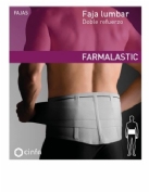 Faja lumbosacra corta - farmalastic (1 unidad talla pequeña/mediana color gris)