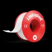 Esparadrapo - leukoplast (1 unidad 5 m x 2,5 cm color blanco)