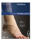 Tobillera  farmalastic innova (1 unidad talla pequeña color beige)