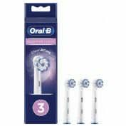 Cepillo dental electrico recargable - oral-b sensitive clean (recambio 3 unidades)