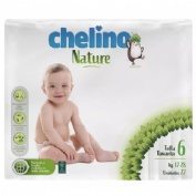 Pañal infantil - chelino nature (talla 6 27 unidades)