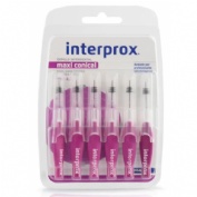 Cepillo interdental interprox 4 g maxi recto lila 6 u