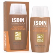 Isdin fotoprotector fusion water magic  1 frasco 50 ml color bronze