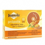 Juanola propolis hiedra pastillas miel (24 pastillas)