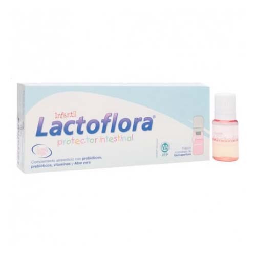Lactoflora protector intestinal infantil (10 viales 7 ml sabor fresa)